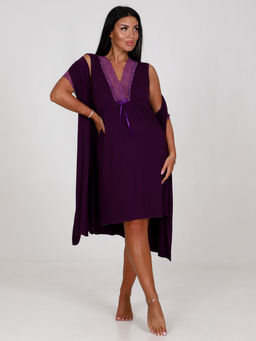 95-ХС ЖЕНСКИЙ КОМПЛЕКТ ДВОЙКА (Фиолетовый) - А-дина фото 4