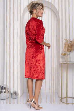 Платье Зимняя роза (красное) П12192-35 - Lt collection фото 2