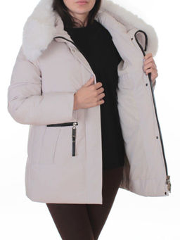 M-M02 MILK Куртка зимняя женская (200 гр. холлофайбер)