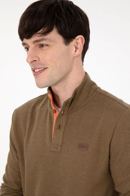 Мужской свитшот цвета хаки Неожиданная скидка в корзине - U.s. polo assn фото 2