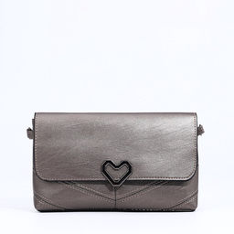 Сумка женская, кросс-боди, на магните, 24?6?14 см, бронзовая