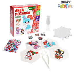 Аквамозаика Животные в шапочках, значки