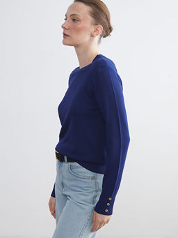 Bisiklet Yaka Kad?n Triko Kazak