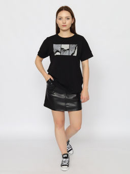 CRB wear / CSMW 60352-22 Футболка женская,черный/Ex.Cherubino  фото 2