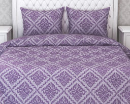 Наволочка 60*60 см, бязь Комфорт (Ритм, сиреневый) - Ивановотекстиль фото 3