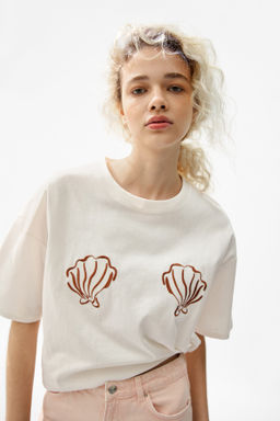 Camiseta oversize estampada - H&m фото 9