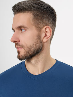 Футболка мужская синяя - Mark formelle фото 4