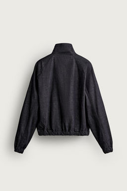 SUDADERA CANGURO DENIM RELAXED FIT / ?ndigo