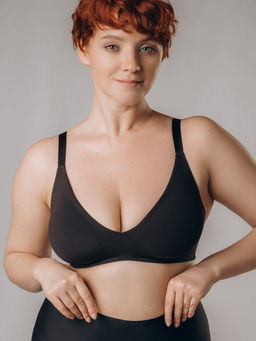 Бюстгальтер мягкий черный Indefini (Арт. 5045WXY)  фото 9