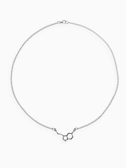 Цена за 2 шт. Кулон на цепочке "Молекула" 02, цвет серебро