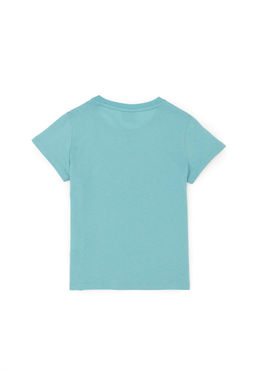 U. S. Polo Assn / Мятная базовая футболка с круглым вырезом для мальчиков - U.s. polo assn фото 3