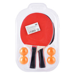 Набор для настольного тенниса (2 ракетки, 4 мяча) на блистере