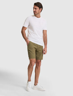 Haki Slim Fit Keten Kar___ml_ Beli Lastikli Kordonlu Dokuma _ort