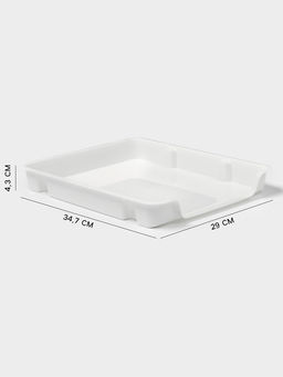 Набор лотков для заморозки продуктов Альтернатива, пластик, 34.7?29?4.3 см, 4 шт., белый