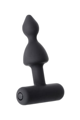 Анальная вибровтулка Erotist Arrow, черный, силикон, 8,5 см