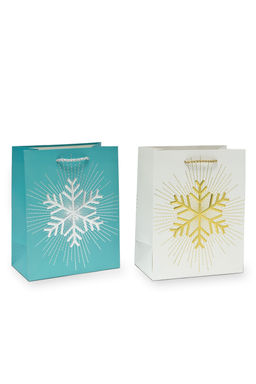 Пакет Новогодний 18*23*10 см (12 шт) SF-7568, микс №34 - Больше подарков фото 3