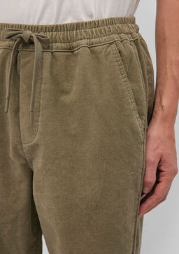 Haki Kadife Pantolon - Mavi фото 5