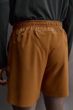 PANTALONES CORTOS B?SICOS ENTRENAMIENTO / Ocre - Zara фото 5