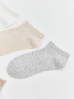 Desenli Kad?n Patik ?orap 5li