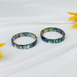 Браслет из Халиотиса 20 см - Радуга самоцветов фото 2