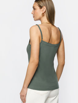 Топ из премиального хлопка с эластаном - Vilatte фото 4