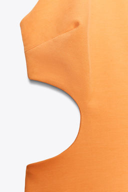 HALTER CUT-OUT MINI DRESS - Zara фото 18