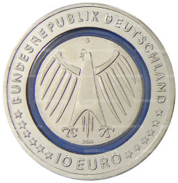 Монета 10 евро 2024 года G Германия На службе общества  Полиция