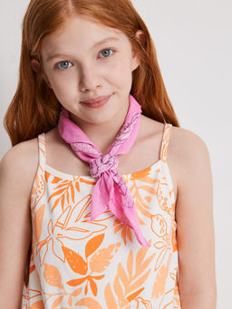 ACOOLA / Полукомбинезон для девочек Magnolia оранжевый  фото 6