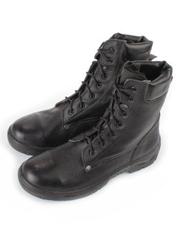 05-9011 BLACK Ботинки зимние мужские (натуральная кожа, искусственный мех)