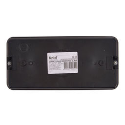 ULW-K25A 6W/4000K IP65 BLACK Светильник светодиодный влагозащищенный. Белый свет (4000K). 660Лм. Размер 220*105*50мм. Корпус чёрный. ТМ Uniel