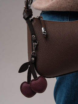 Сумка багет кросс-боди Azaro 31200 коричневый торф