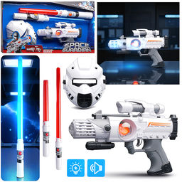 Набор оружия "Звездный патруль" (свет, звук) на батарейках, в коробке