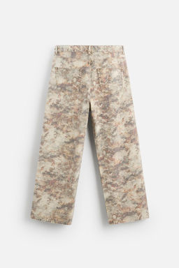 CONTRAST PRINT TROUSERS - Zara фото 7