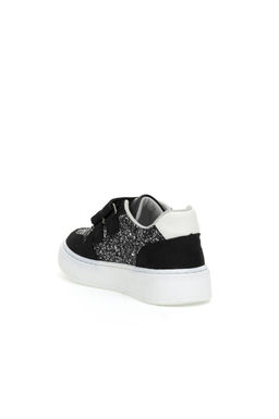 K_z _ocuk Siyah Simli Sneaker Ayakkab_ Sepette S_rpriz _ndirim - U.s. polo assn фото 4