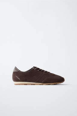 LEATHER TRAINERS - Zara фото 9