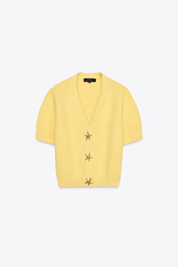 STAR BUTTON CARDIGAN - Zara фото 6
