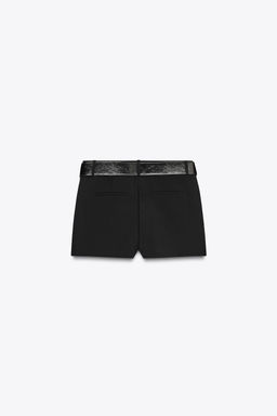 LOW-RISE SKORT WITH BELT - Zara фото 7