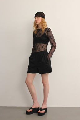 Боди из кружева с вырезом лодочка - Mollis фото 2