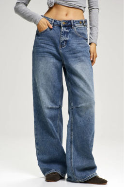 Джинсы BAGGY five buttons Blue