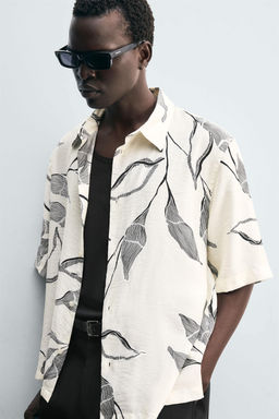 FLORAL PRINT SHIRT - Zara фото 5