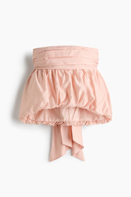 Top bandeau con bajo burbuja