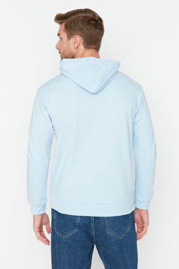 TRENDYOL MAN Mavi Regular/Normal Kesim Kapusonlu Uzun Kollu Sweatshirt TMNAW20SW0162 - Trendyolmilla фото 50