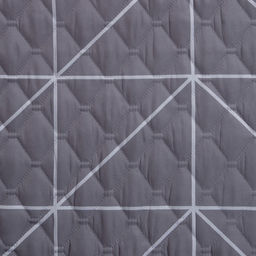 Покрывало «Этель» 2 сп Grey haze, 180×210±5 см, микрофибра