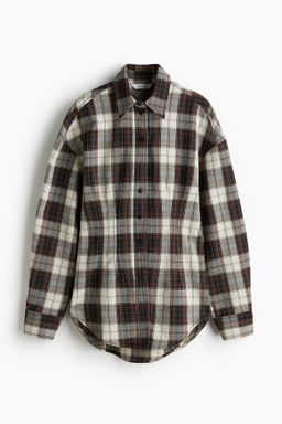 Camisa entallada de sarga
