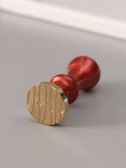 Печать для сургуча с пластиковой ручкой «Сердечки на нитях», 6.3×2.5×2.5 см