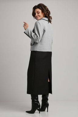 Костюм Aira Style 24-18 Серо-черный