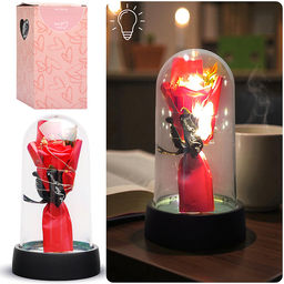 Светильник "Букетик" в коробке (красный)