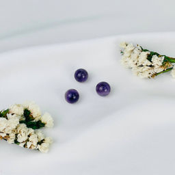 Бусины для украшений из Аметиста (3 шт)