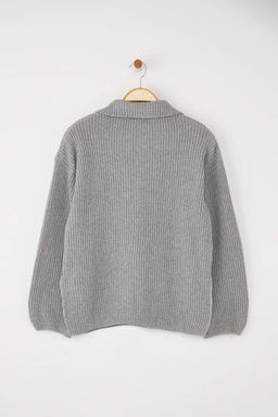 More Sustainable Antrasit Triko Kazak TWOAW24KZ01119 - Trendyolmilla фото 17