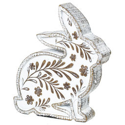 Фигурка декоративная "Заяц", L18 W3,5 H20,5 см